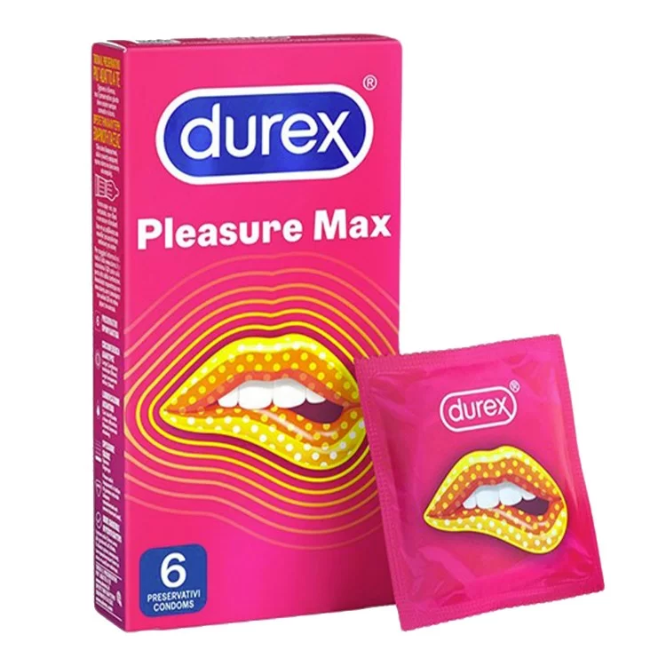 Durex "Pleasure Max Durex" 6 Preservativi - 1